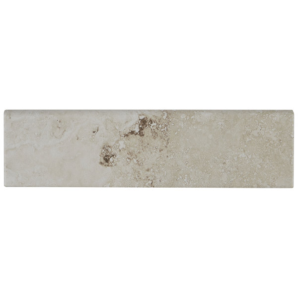 Itona Tile Costa Mesa 12'' L x 3'' W Porcelain Bullnose Tile Trim Wayfair